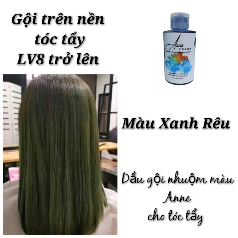 Dầu Gội Bù Màu Anne Màu Xanh Dành Cho Tóc Tẩy 100ML 250ML 762698