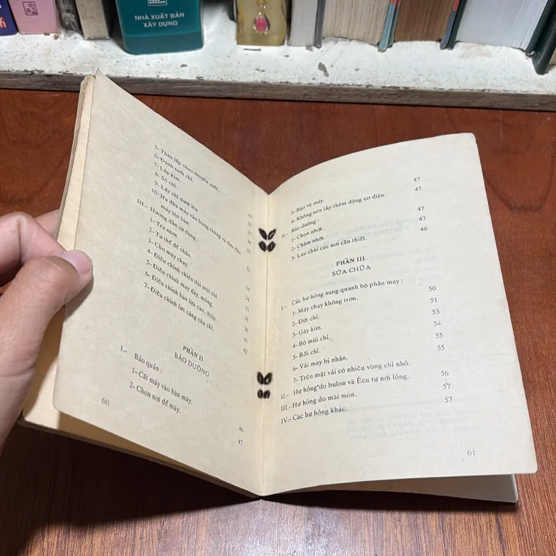 II Hướng Dẫn Sử Dụng Bảo Dưỡng Sửa Chữa Máy May Gia Đình - KS. Trần Tấn Tiếp - 1990 926879