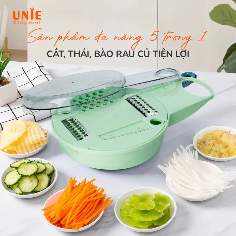 Bộ Dụng Cụ Cắt Thái Rau Củ UNIE USM10 – 5 Trong 1 Tiện Lợi Cho Gian Bếp 732367