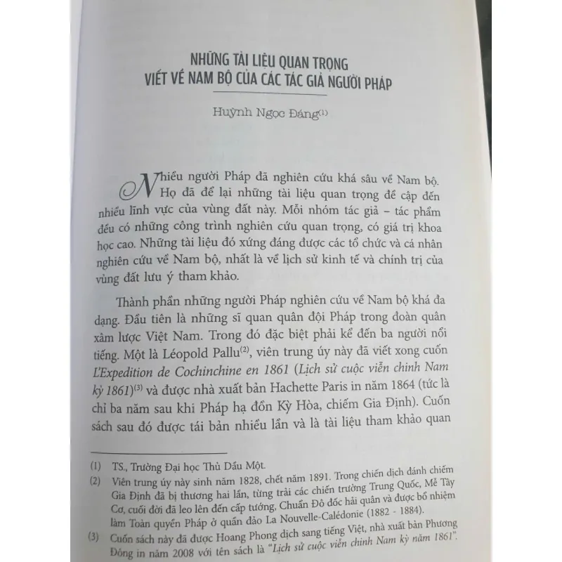 Nam Bộ Từ Năm 1968 Đến Cuối Thế Kỷ XIX Qua Nghiên Cứu Của Người Nước Ngoài 723341