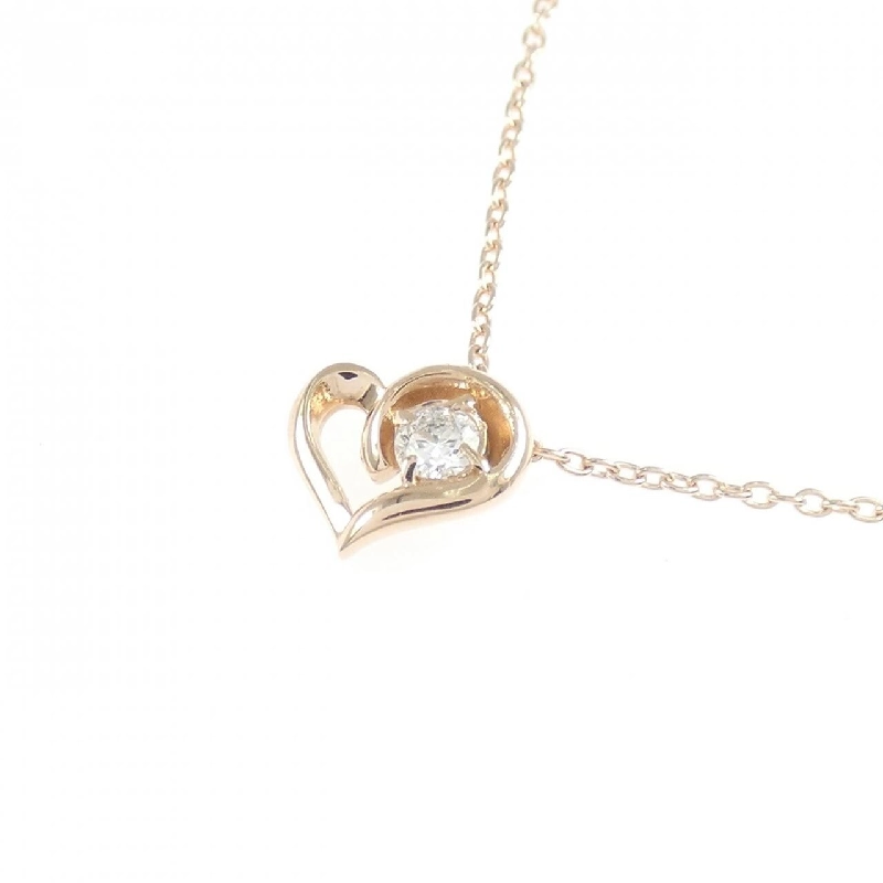 K10PG Dây chuyền kim cương hình trái tim 0.07CT - Hàng hiệu Chính hãng 858137