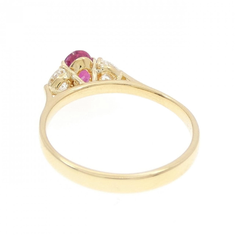 Nhẫn ruby hình trái tim K18YG 0.64CT 669562