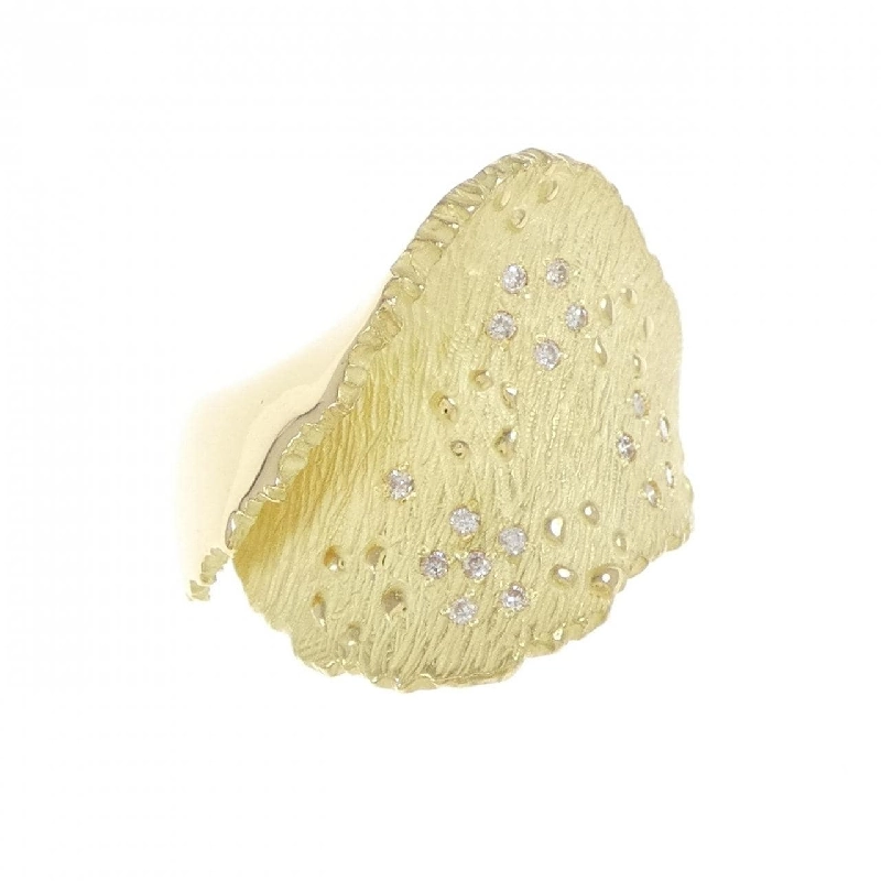 Nhẫn kim cương K18YG 0.11CT 668045