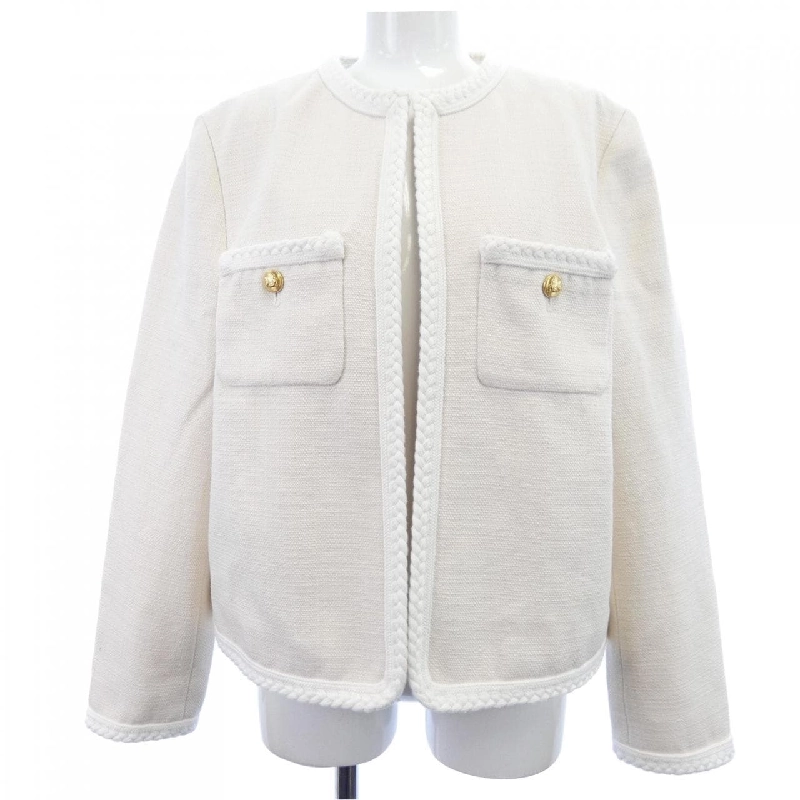 Áo khoác không cổ CELINE 2V71I052R 633950