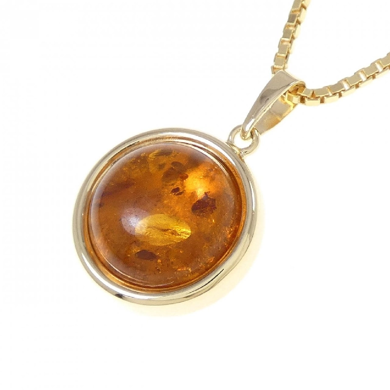 585YG Hổ phách Dây chuyền - Hàng hiệu Authentic 848062