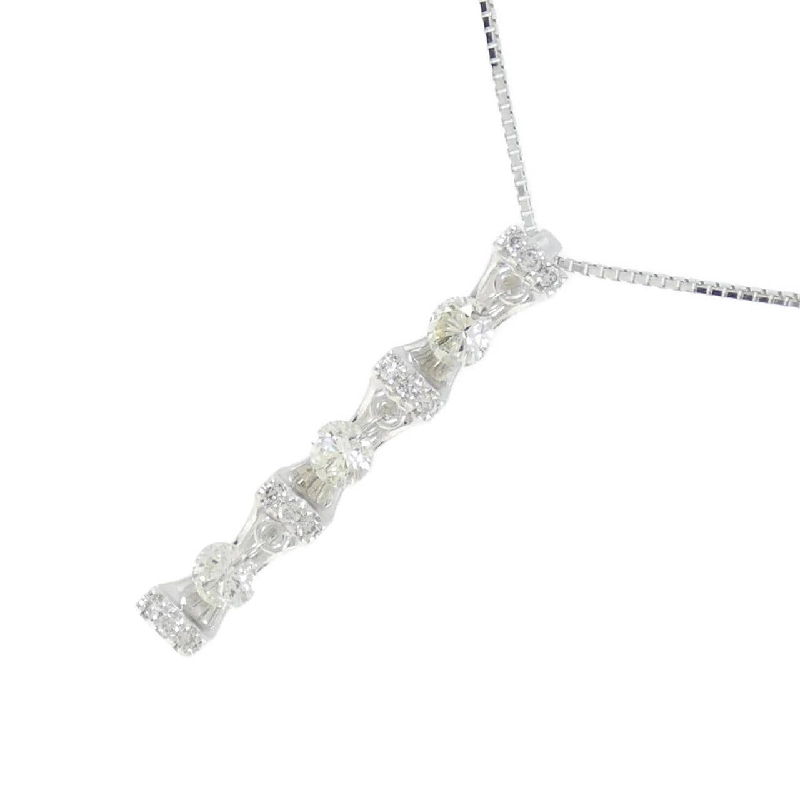 K18WG Dây chuyền kim cương 0.51CT - Hàng hiệu Chính hãng 862773