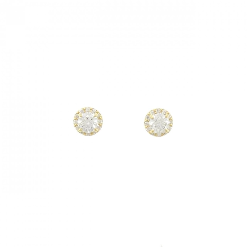 K18YG/ST Bông tai kim cương 0.247CT 0.263CT E-F SI2 3EXT-EXT - Hàng hiệu Chính hãng 875400