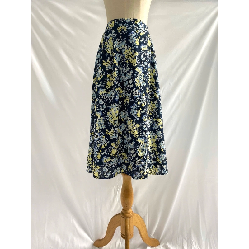 🌻CHÂN VÁY HOA, Free size, Eo chun, Mới 90% 452761
