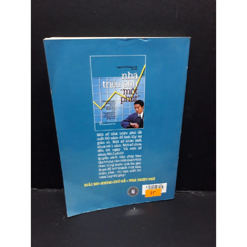 Nhà triệu phú một phút mới 80% bẩn bìa, ố nhẹ 2004 HCM1410 Nguyễn Thị Phương Anh KỸ NĂNG 302841