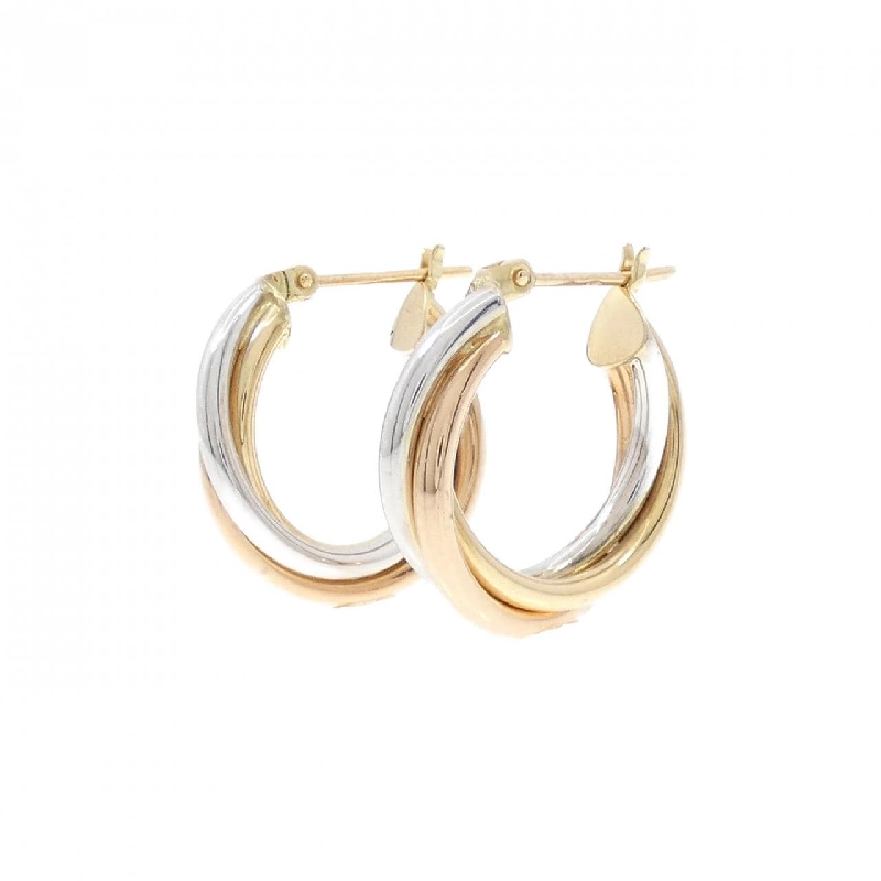 Khuyên tai hoop ba màu K18 - Hàng hiệu chính hãng 870721