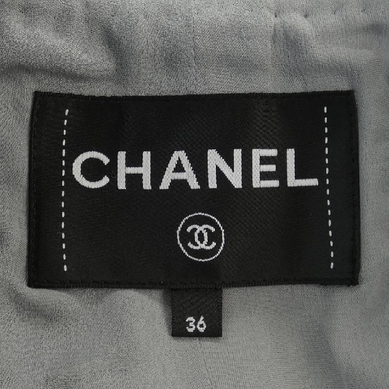 Áo khoác không cổ CHANEL P74013V65562 627426