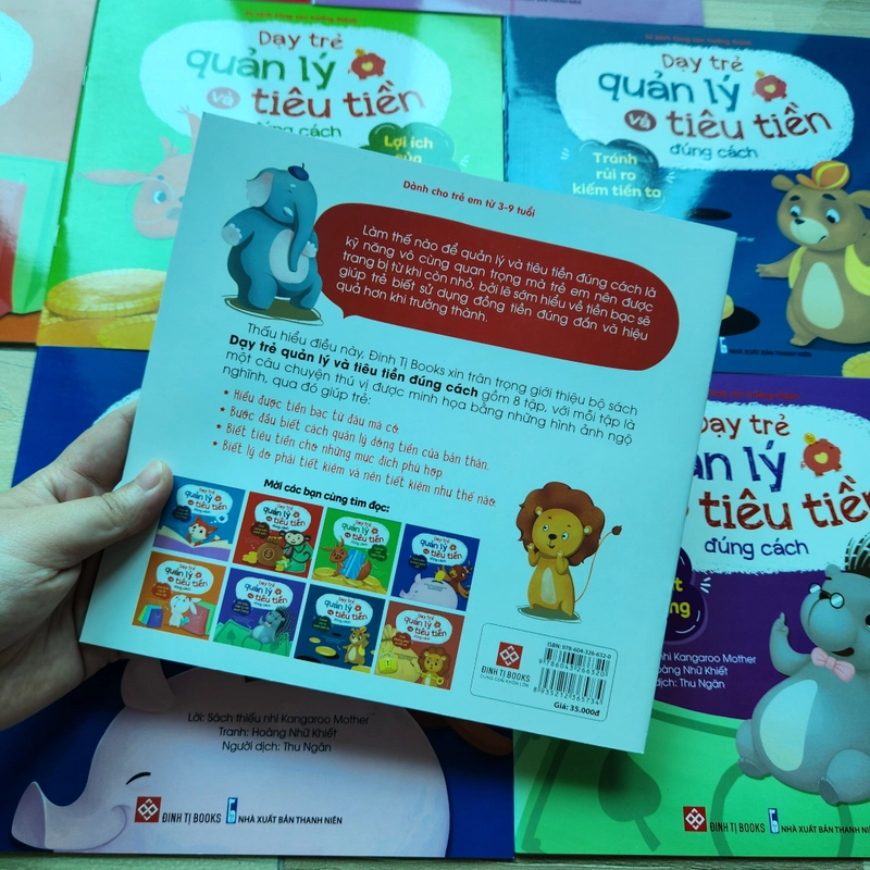 Bộ sách Dạy trẻ quản lý và tiêu tiền - 8 cuốn - Đinh Tị Books 542315