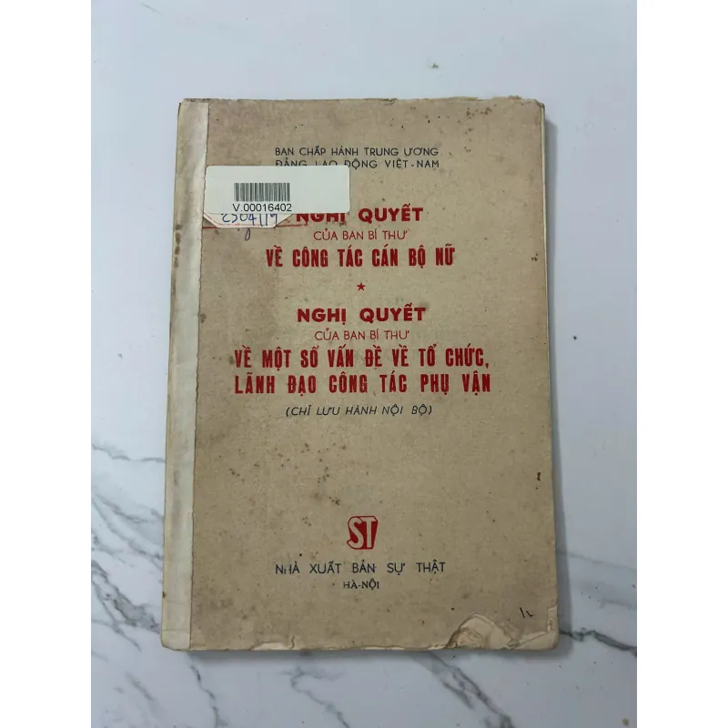 Nghị quyết của Ban Bí thư về công tác cán bộ nữ 758311
