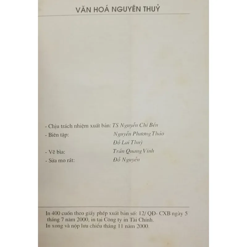 Văn hóa nguyên thủy (Tylor) 791103