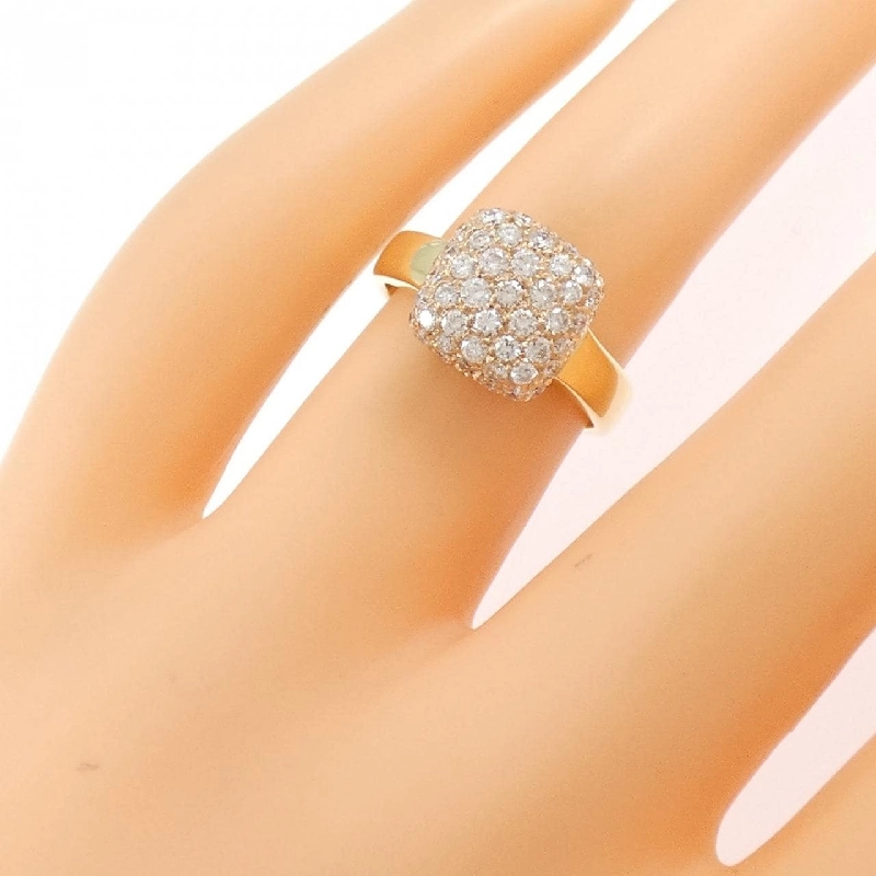 Nhẫn kim cương 750PG/750YG 0.85CT - Hàng hiệu Authentic 851084