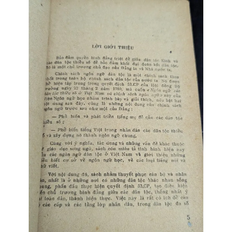 Ngôn ngữ các dân tộc thiểu số ở việt nam và chính sách ngôn ngữ - viện ngôn ngữ học 713742