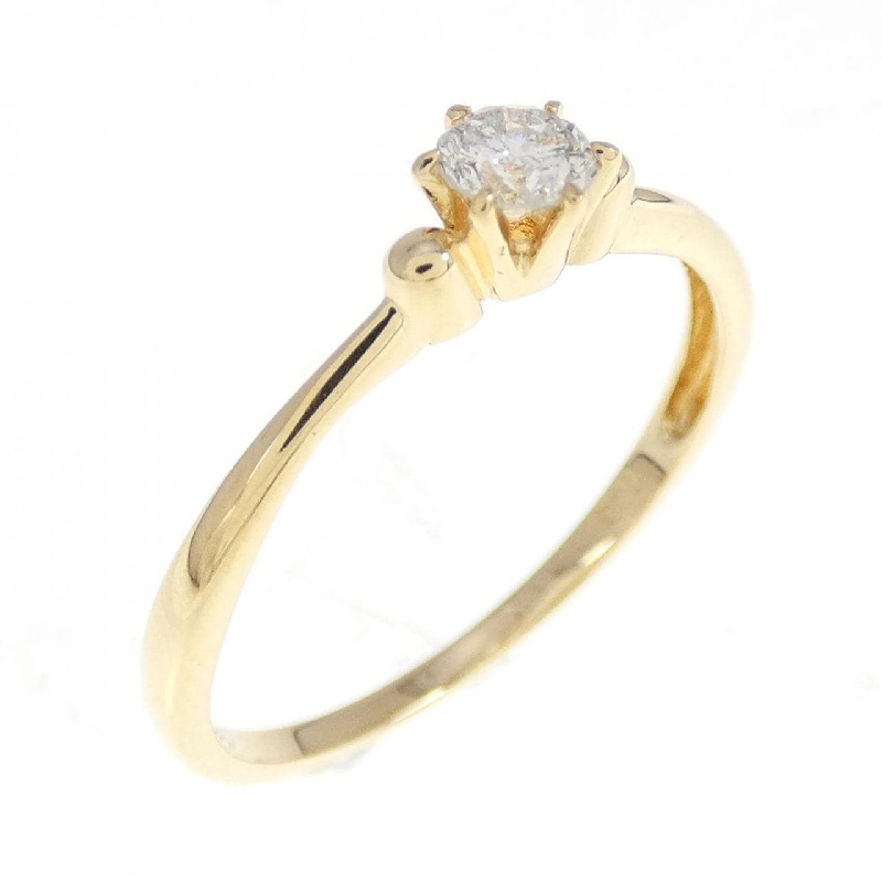 Nhẫn kim cương K18YG 0.18CT 673436
