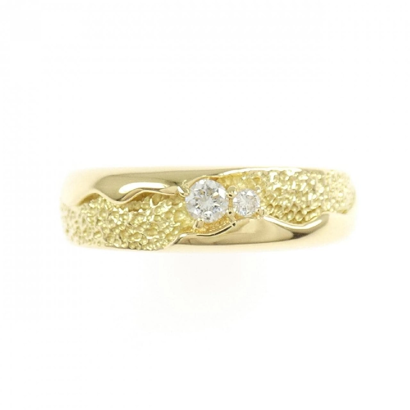 Nhẫn kim cương K18YG 0.10CT 671270