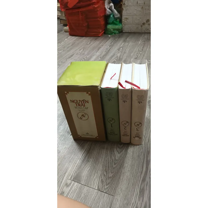 Nguyễn Trãi Toàn Tập Tân Biên Trọn Bộ 3 tập bìa cứng có hộp 597735