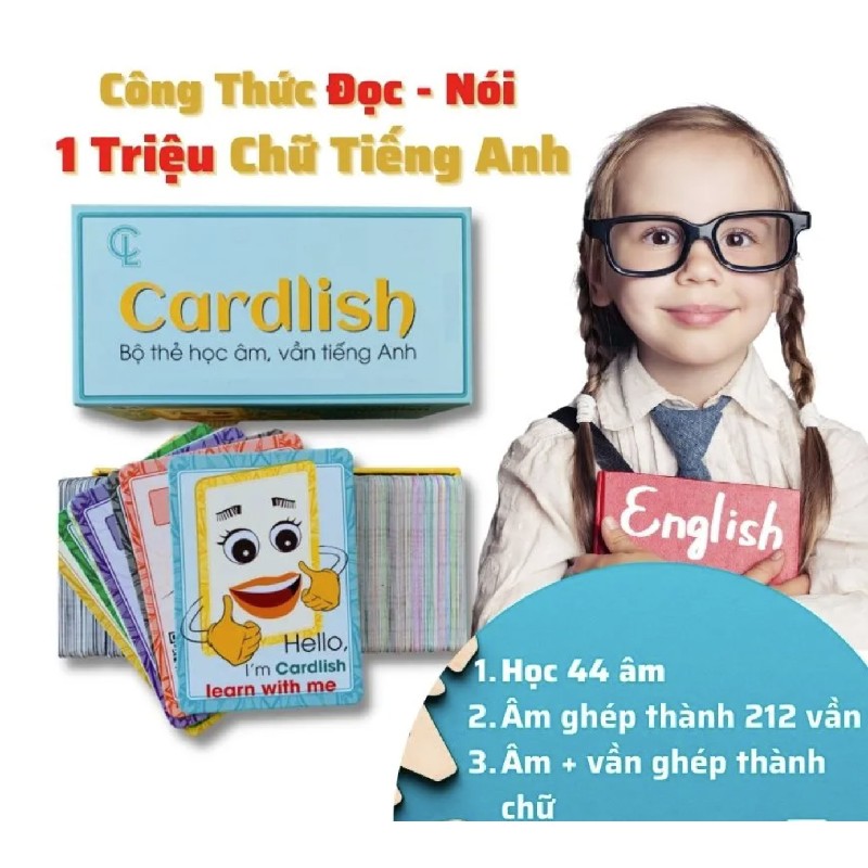 Thẻ học tiếng Anh Cardlish 20863