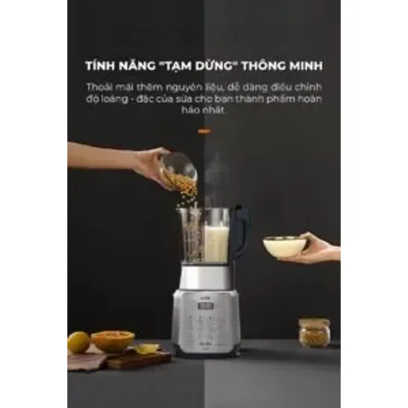 💎 Máy làm sữa hạt UNIE V9S PRO – Vệ sinh khử khuẩn tự động, an tâm sử dụng 783459