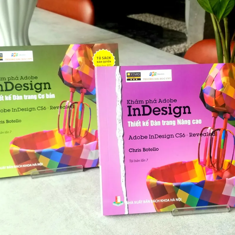 [Yêu thích] Bộ Sách Adobe InDesign ĐH FPT (Cơ bản & Nâng cao)  - NEW 186100