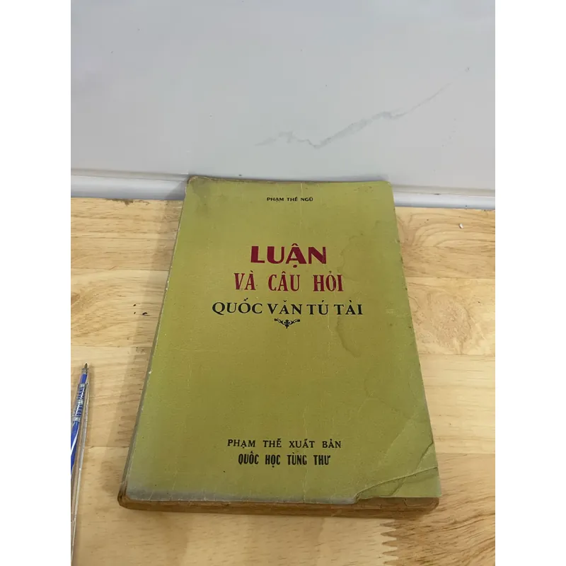  Luận và câu Hỏi (Sách in năm 1968) 590281