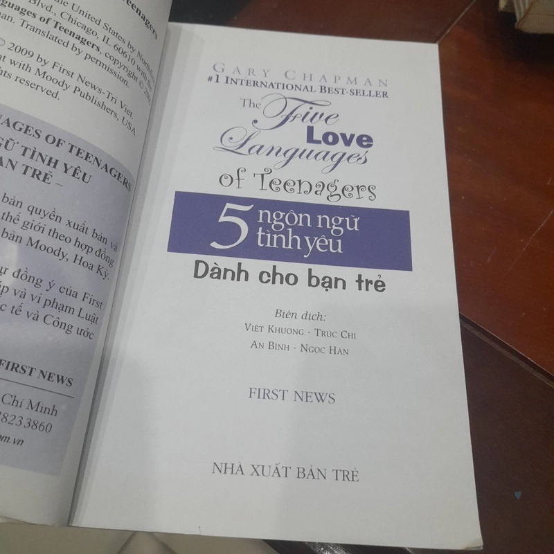 Gary Chapman - 5 ngôn ngữ tình yêu dành cho bạn trẻ 308534