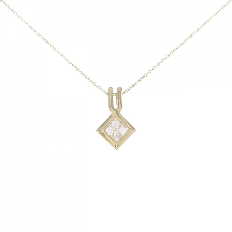 Dây chuyền kim cương 750YG/K18YG 0.50CT - Hàng hiệu Chính hãng 861062