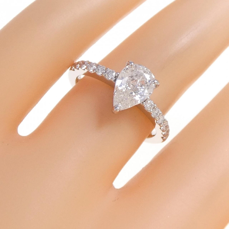 Nhẫn kim cương PT900 1.001CT G SI1 cắt hình fancy - Hàng hiệu Authentic 871466