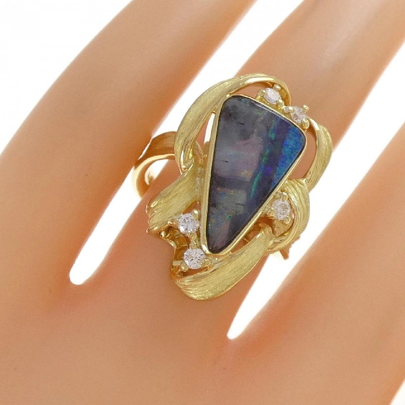 Nhẫn Boulder Opal K18YG 3.01CT - Hàng hiệu Chính hãng 855141