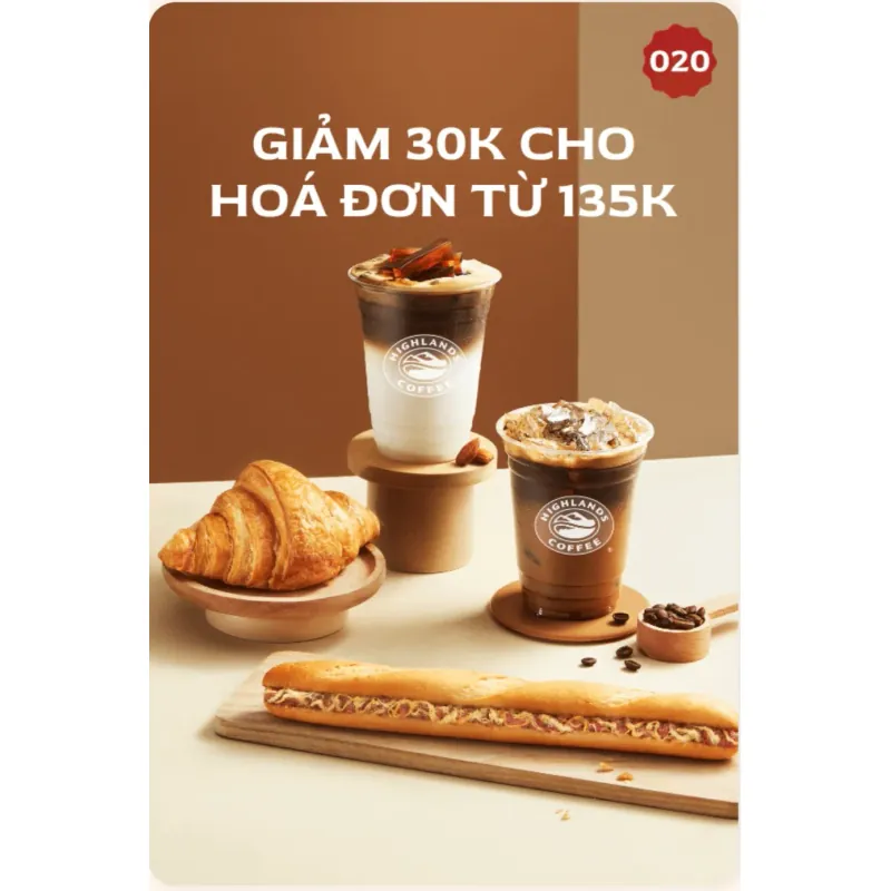 Voucher Highlands Coffee 1033834