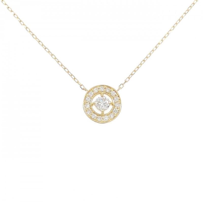 K18YG Dây chuyền kim cương 0.20CT - Hàng hiệu Chính hãng 863485