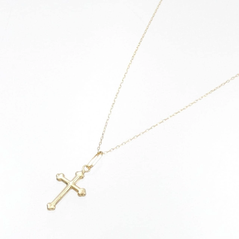 K18YG Dây chuyền hình chữ thập - Hàng hiệu Chính hãng 862255