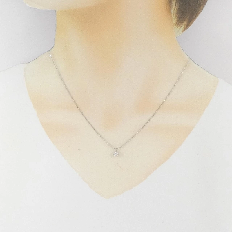 Dây chuyền kim cương PT1000/PT850 Solitaire 0.217CT - Hàng hiệu Chính hãng 858090