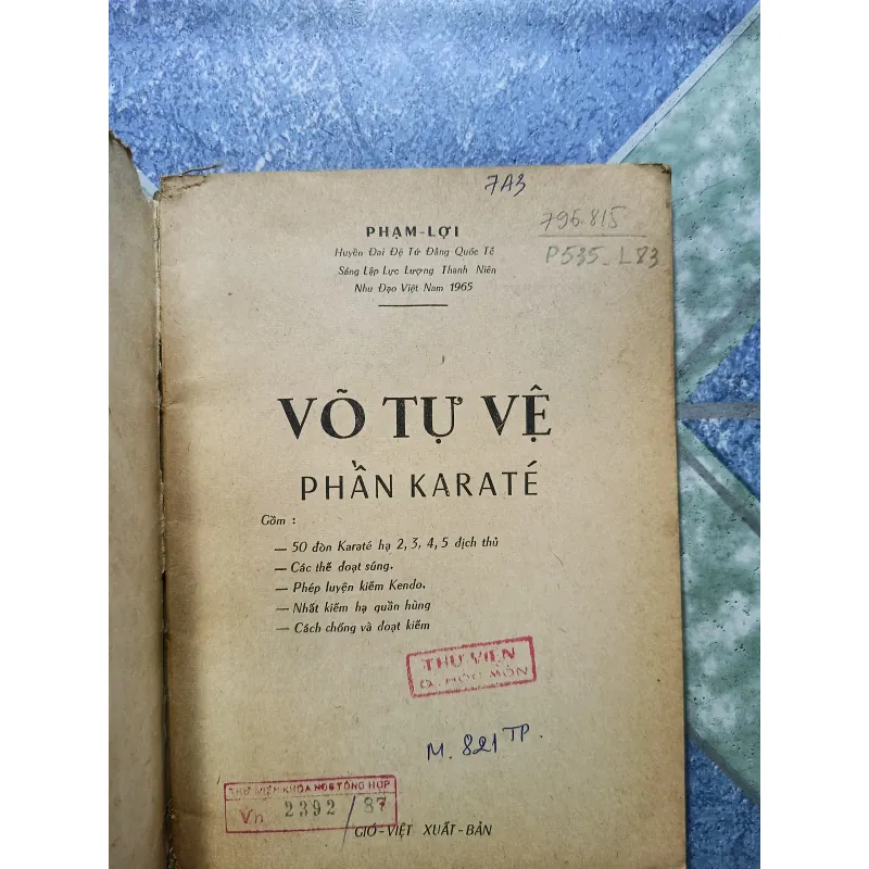 Tự vệ cận chiến - GS Phạm Lợi 999229