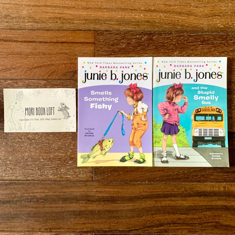 Sách ngoại văn - Combo 2 cuốn Junie B. Jones by Barbara Park, Used, trình độ A1-A2 538130