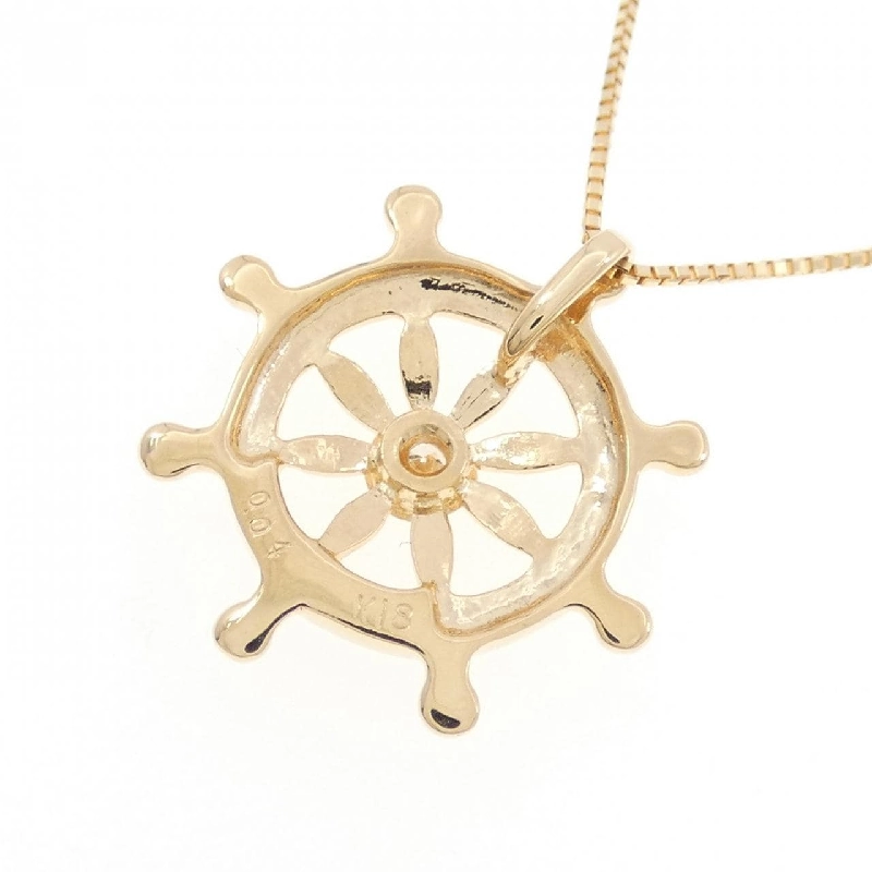 K18YG Dây chuyền kim cương 0.04CT - Hàng hiệu Chính hãng 857598