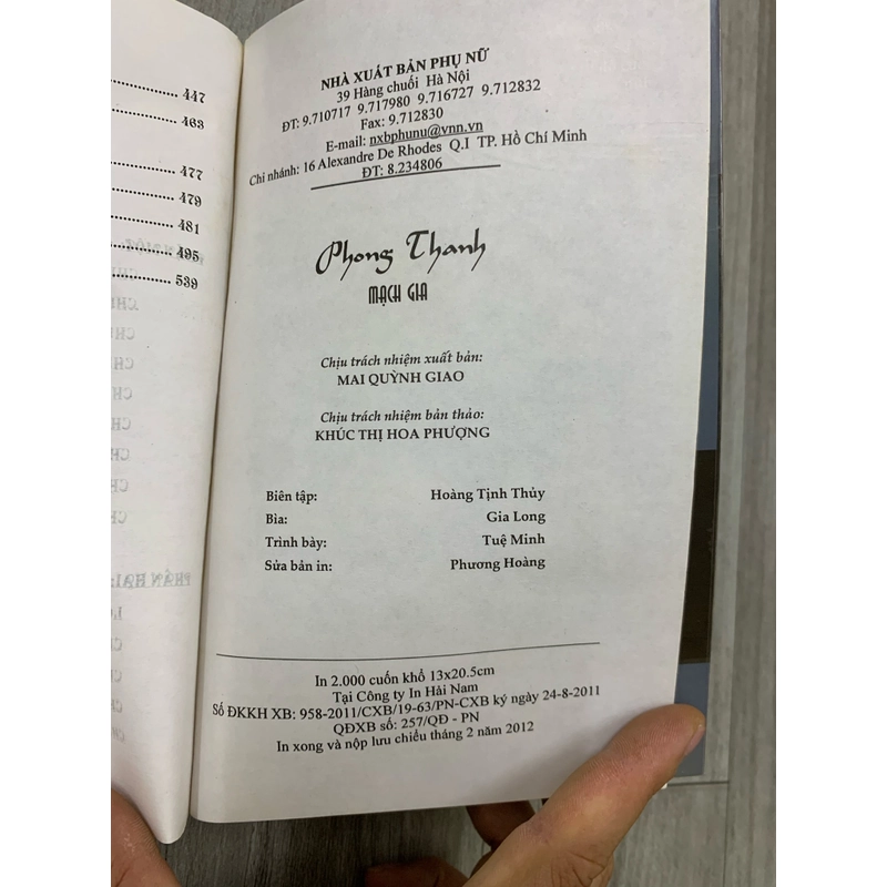 Phong thanh - mạch gia. 999 465967