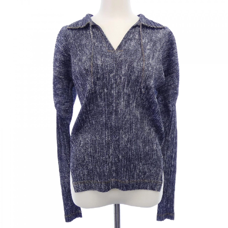 Pleats Please 1999 In ấn denim PP92-JK073 Áo - Hàng hiệu Chính hãng 819575