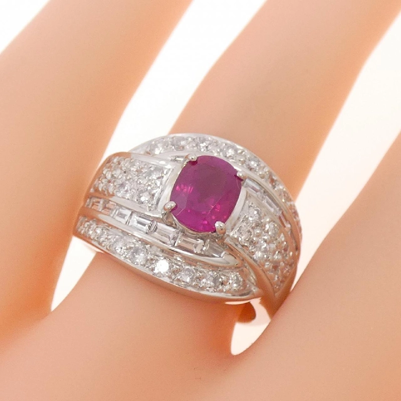 Nhẫn Ruby PT900 1.14CT - Hàng hiệu Chính hãng 855076