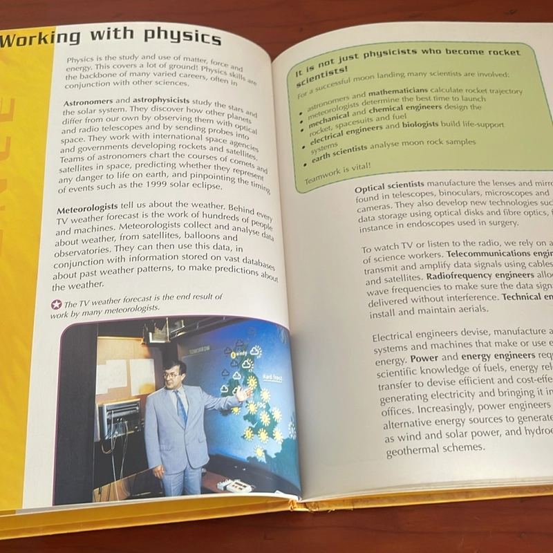 PICTURE BOOK A guide to working in Science 536821