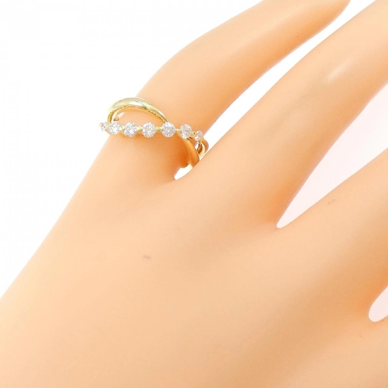 Nhẫn kim cương K18YG 0.27CT - Hàng hiệu Authentic 853081