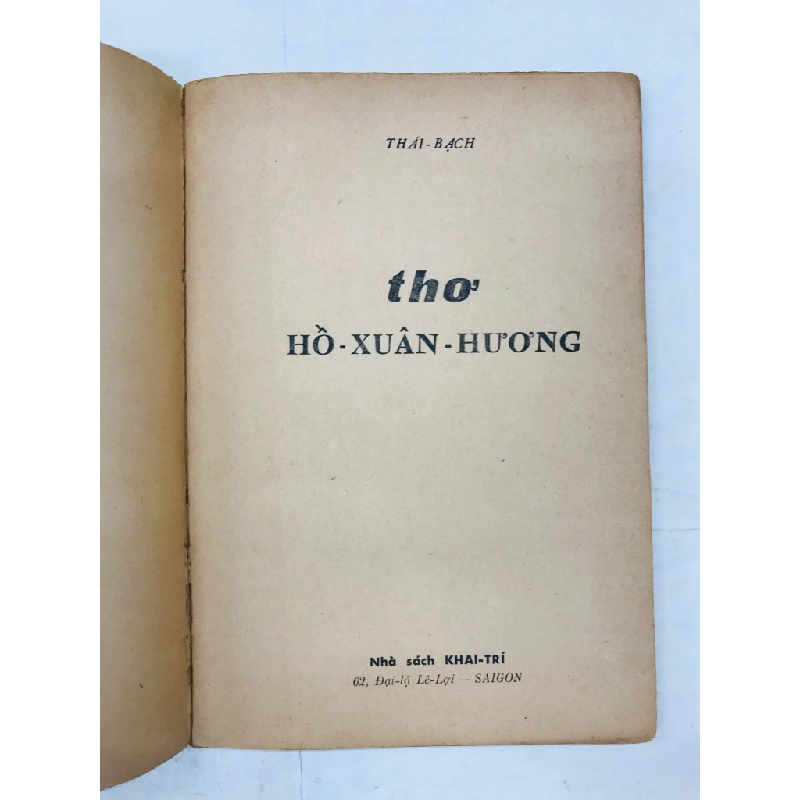 Thơ Hồ Xuân Hương - Thái Bạch 129410