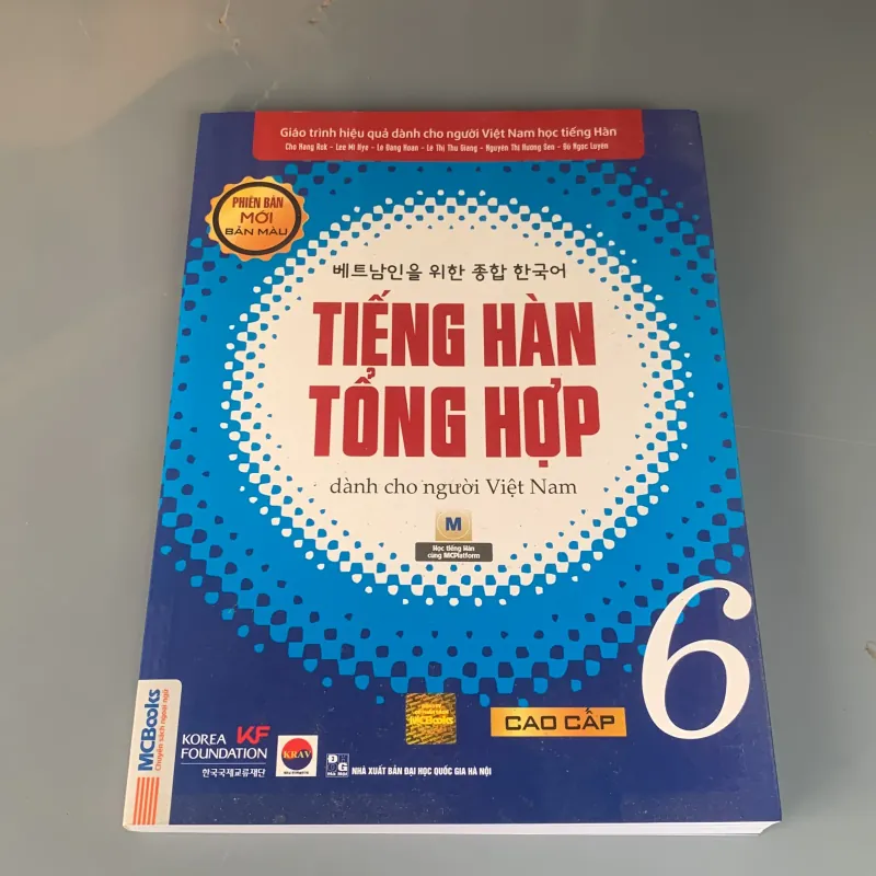 Tiếng hàn tổng hợp dành cho người việt nam, cao cấp 6.  1003390