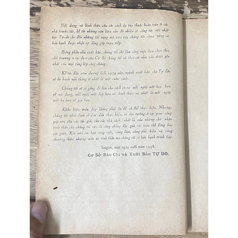 Mười điều tâm niệm - Hoàng Đạo (Hiếm, sách real in 1958, hot, đáng giá, dễ đọc) 551131