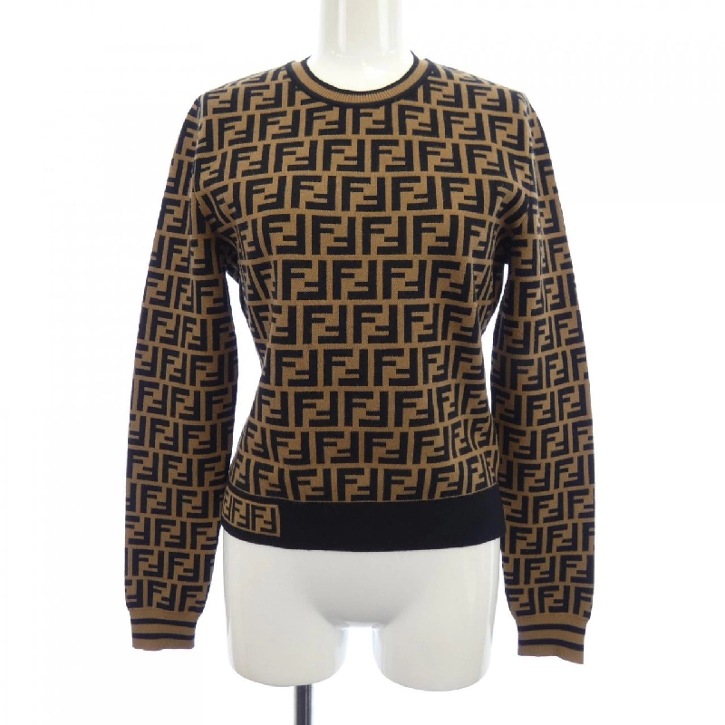 【Mã giảm giá】FENDI Áo len 637621