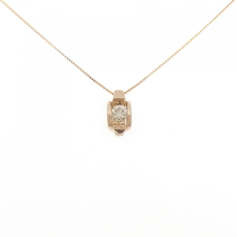 K18PG Dây chuyền kim cương 0.535CT - Hàng hiệu Chính hãng 863637