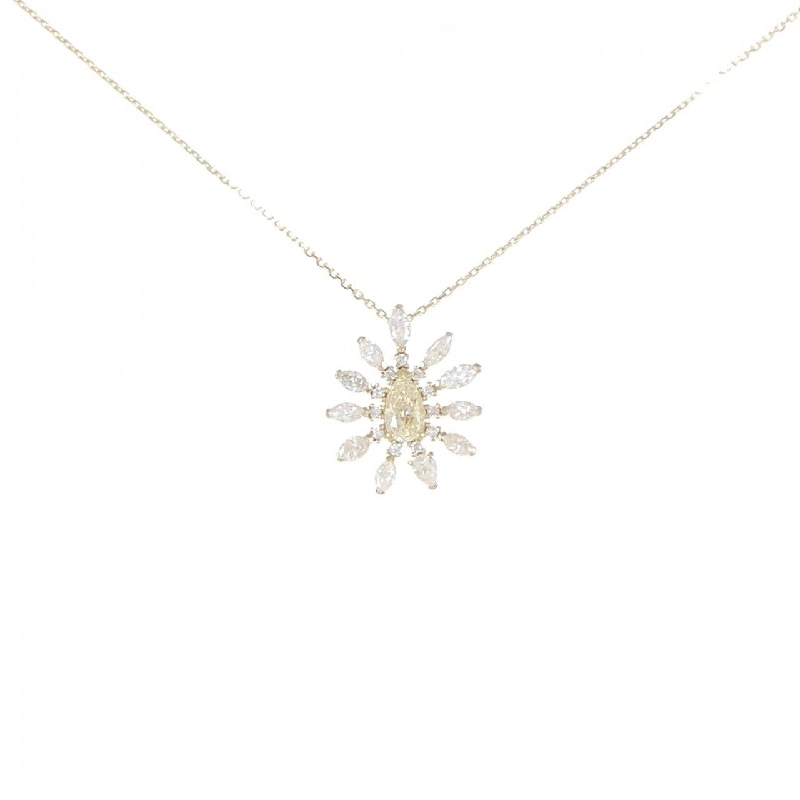 Dây chuyền kim cương K18YG 0.42CT - Hàng hiệu Chính hãng 868395