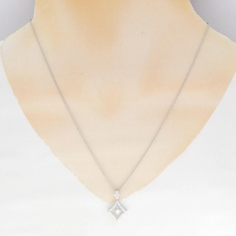 K18WG Dây chuyền kim cương 0.19CT - Hàng hiệu Chính hãng 857189